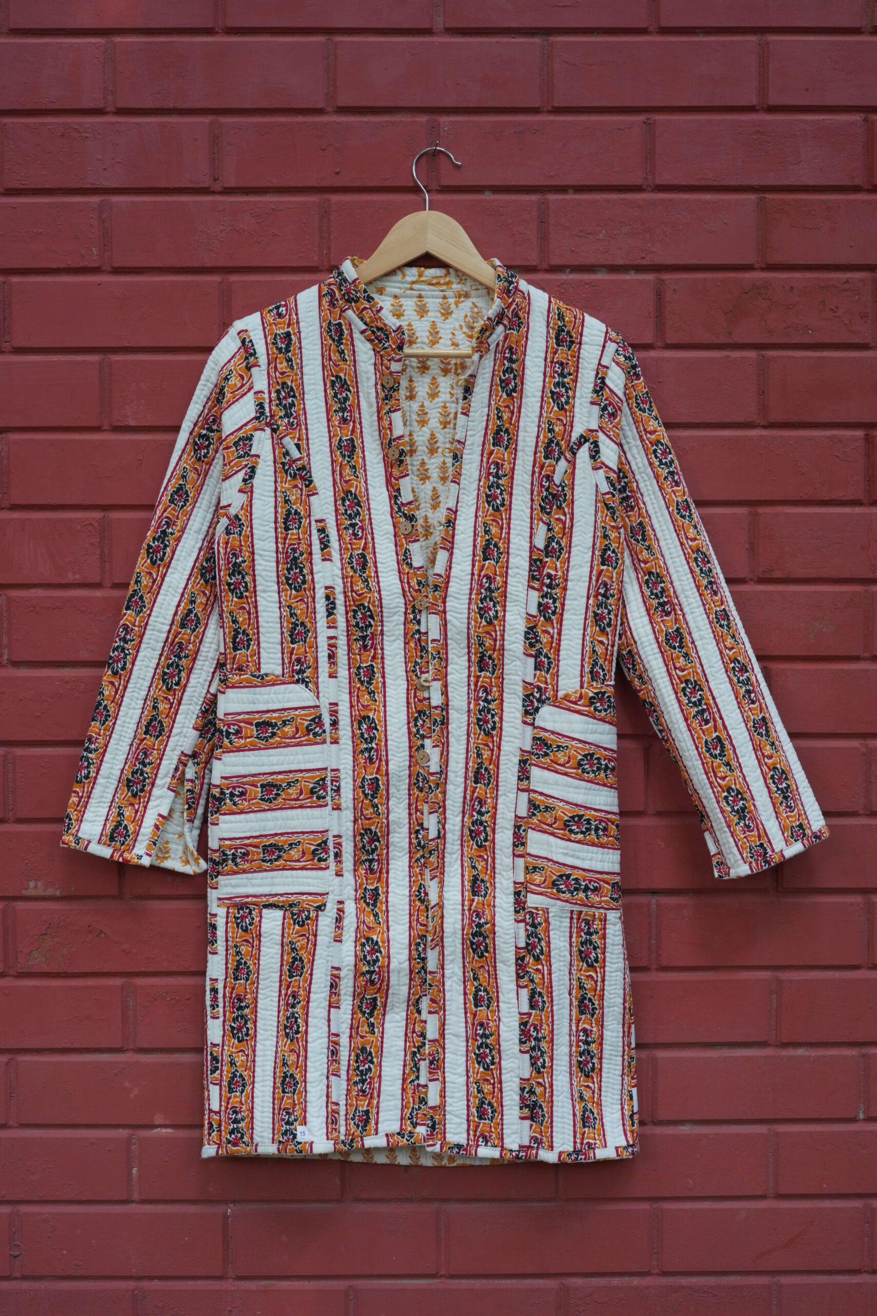 Womens Multti Color Velvet Embroidered Jacket with Floral Design - Image 5